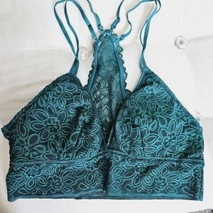 Aerie bralette size small forest green